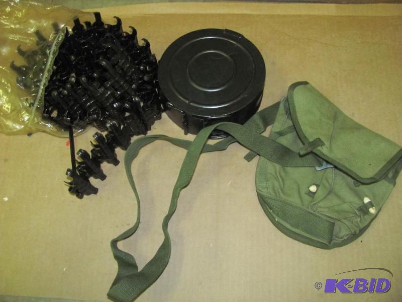 lot 41 image: Military Surplus 32-Round CN SKSAK Drum Mag ...