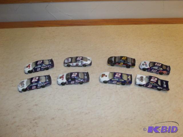 Rusty Wallace and 1 Ryan Newman cars