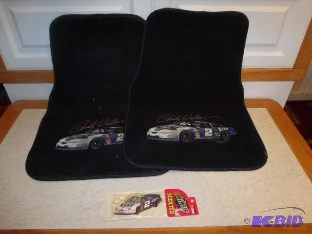 Rusty Wallace car floor mats