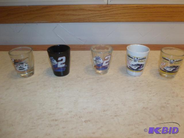 Rusty Wallace shot glasses