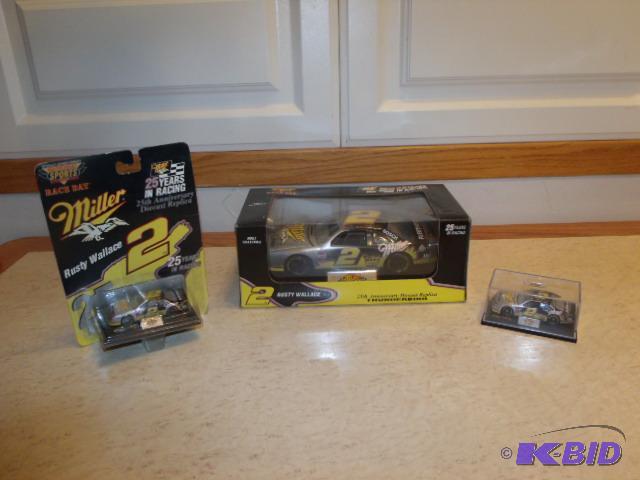 Rusty Wallace  Miller Lite 25th Anniversary Diecasts