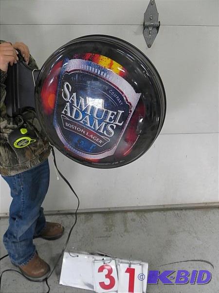 Samuel Adams Lighted sign. Does not light. 20...