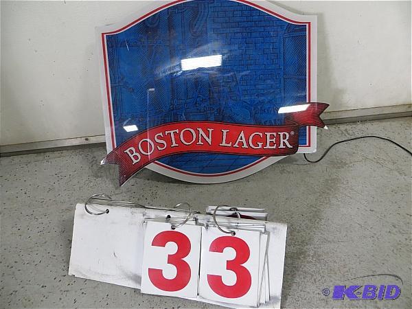 Samuel Adams Boston Lager Lighted sign. Does ...