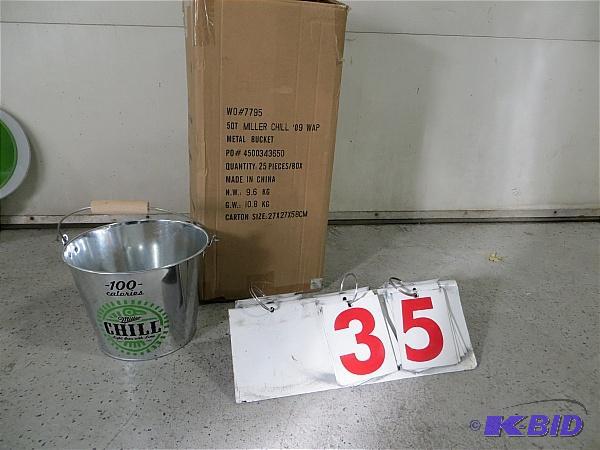 Lot of 25 new Miller Chill Light with lime Me...