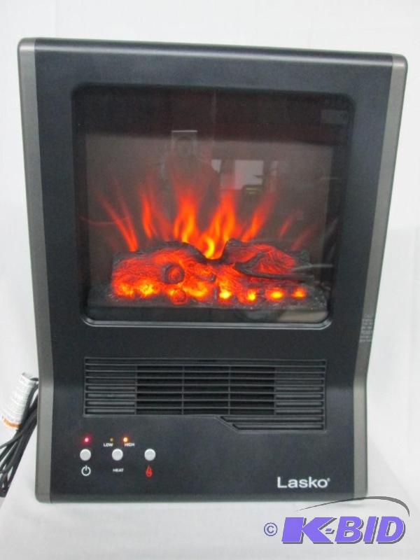 Lasko Ceramic Electric Fireplace Heater