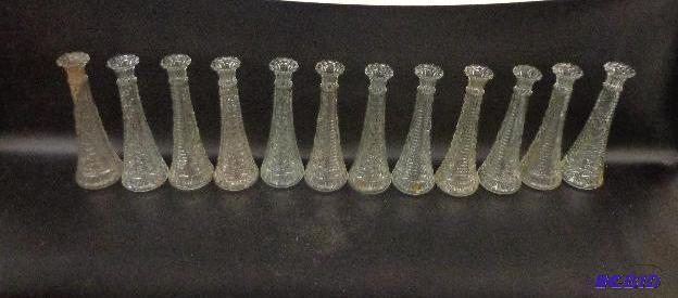 Bud Vases 1 Dozen Bud Vases 9&quot High Matc...