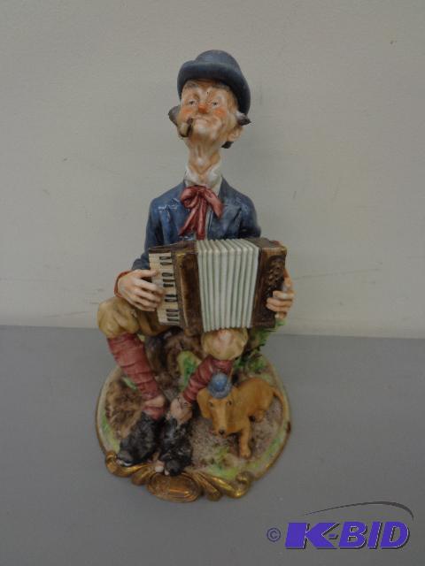Old Man Button Box wDog Figuring 9 12&quot...