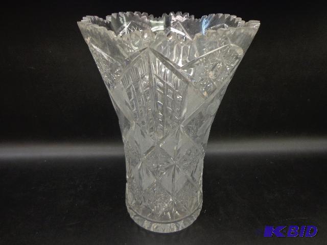 Large Crystal Vase Cut Lead Crystal Vase 11 1...