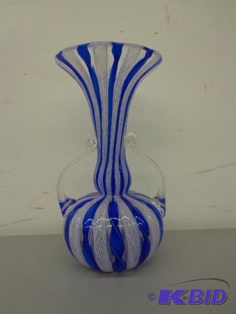 Beautiful Blue &amp White Vase Unique Blue &...