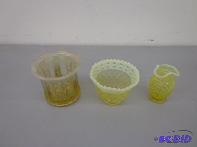 Vases &amp 3&quot&nbspDish 4&quot Lemon G...