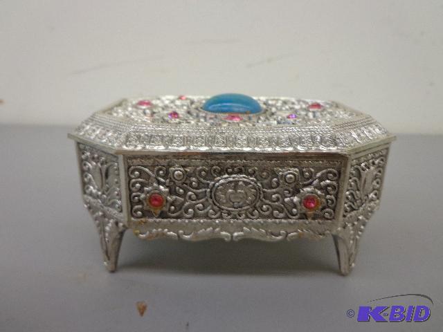 Beautiful Musical Jewelry Box Possible Turquo...