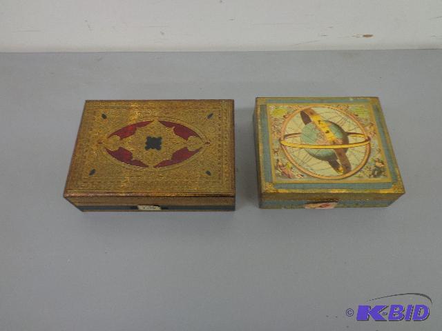Wooden Accessory Boxes Possible Cigar Boxes 7...