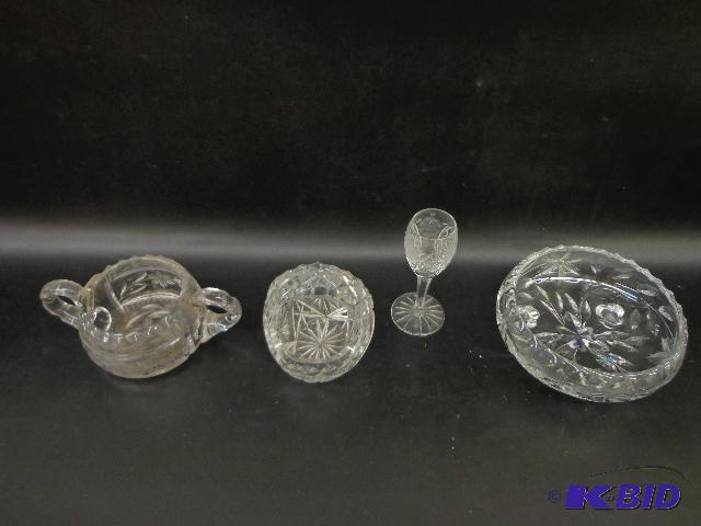 Lead Crystal Set Lead Crystal Bowl - 5 12&qu...