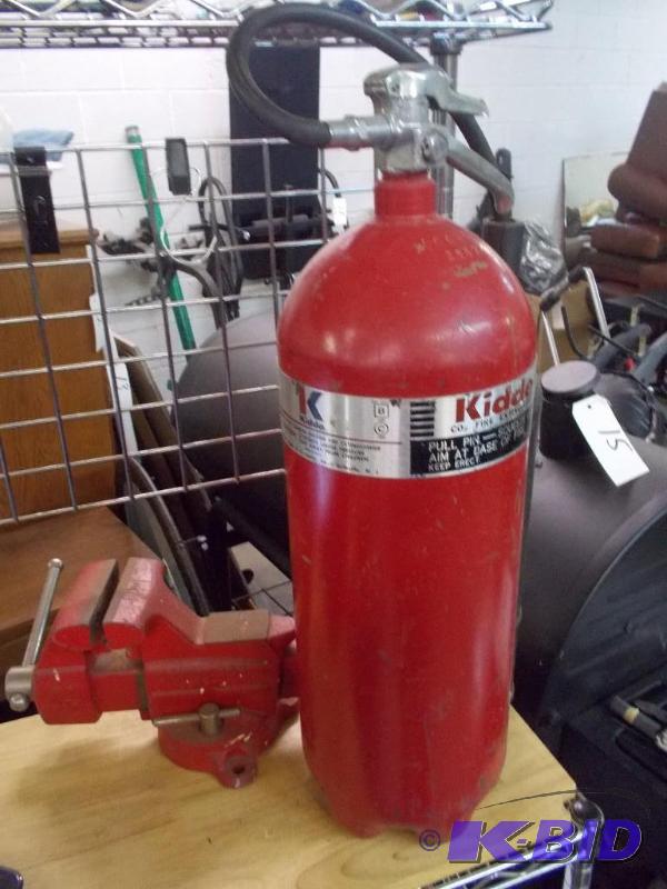 Fire Extinguisher & Vice Grip