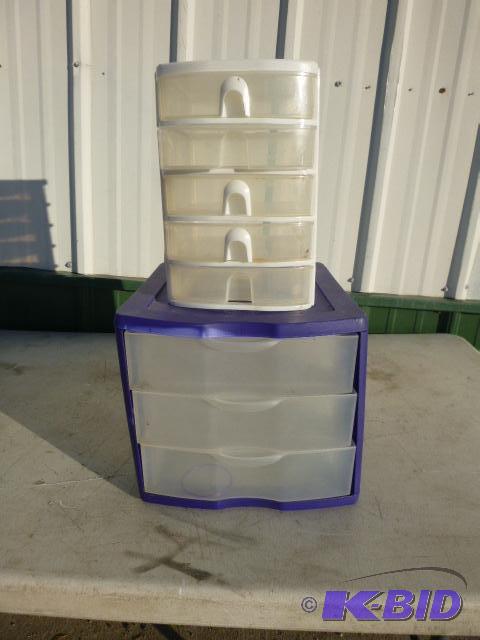 lot 113 image: Two Plastic Storage Bins...