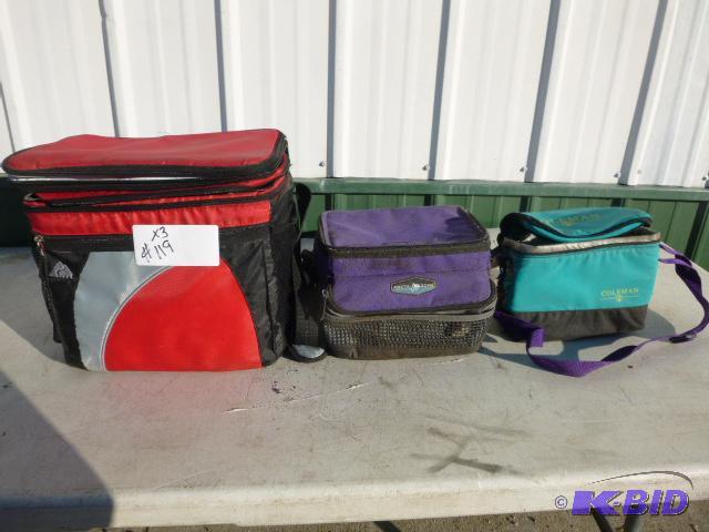 lot 119 image: Three Coolers...