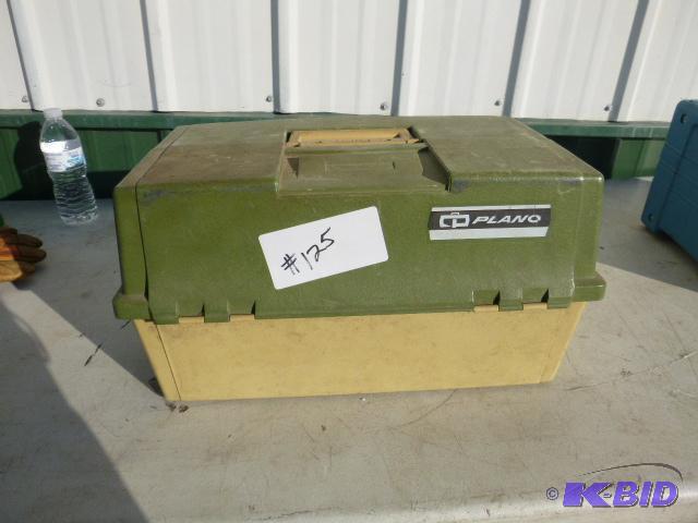 lot 125 image: Plano Tackle Box Full of tackle....