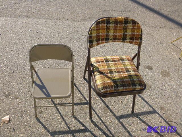 lot 134 image: Two Folding Chairs...