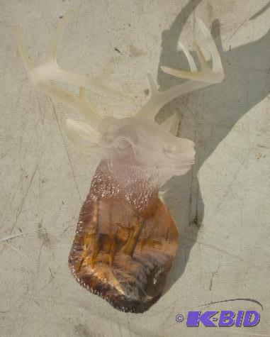 lot 179 image: Glass Deer &quotWinter Reign" By Greg A...