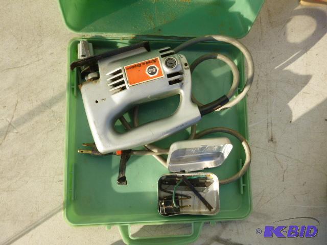 lot 184 image: Black & Decker Jig Saw with Case...