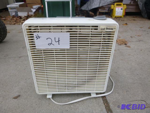 lot 24 image: Cool Breeze Fan Tested and works....