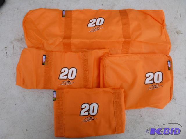 lot 50 image: Three Tony Stewart Bags and Carrying Case...
