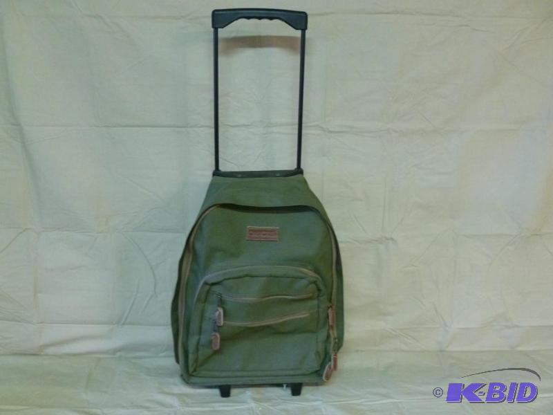 lot 102 image: Cherokee roller wheel backpack with pull hand...