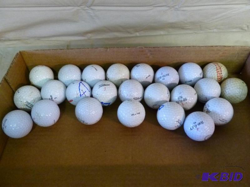 lot 114 image: Lot of 24 golf balls....