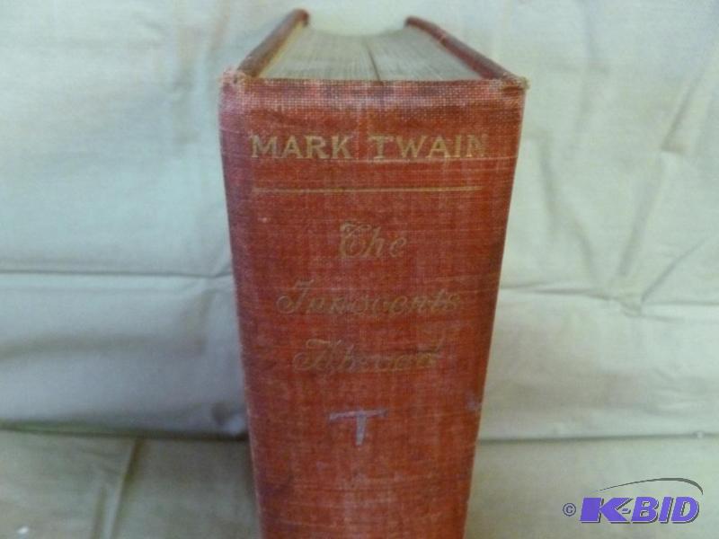 lot 136 image: Antique Book - Mark Twain " The Innocent...
