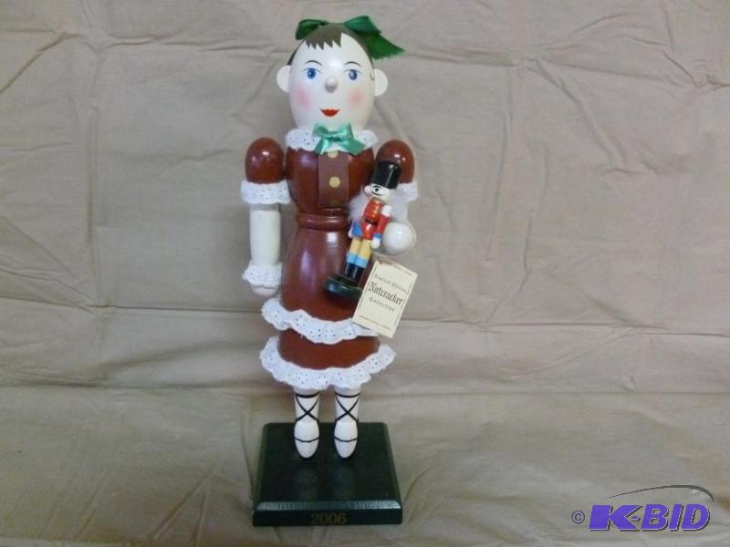 lot 144 image: Large 2006 limited edition wooden nut cracker...