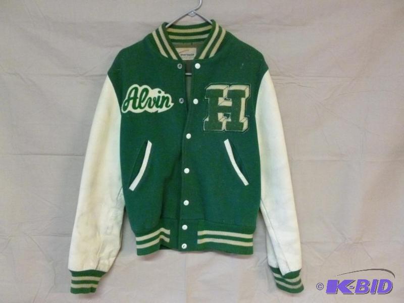 lot 177 image: Vintage Gamemaster Sportsware letterman jacke...
