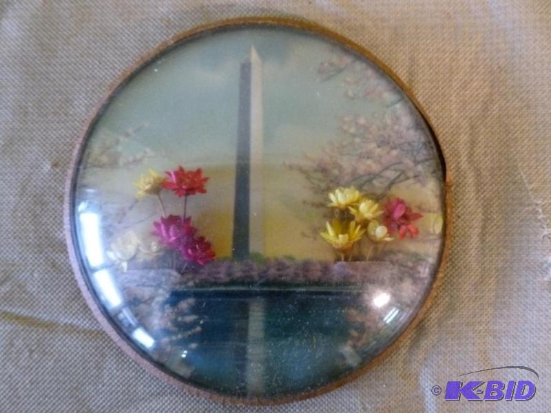 lot 180 image: Vintage Washington Monument bubble wall ...