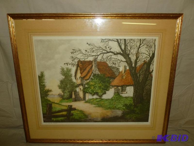 lot 189 image: Large R Baruave " End Of The Village &qu...
