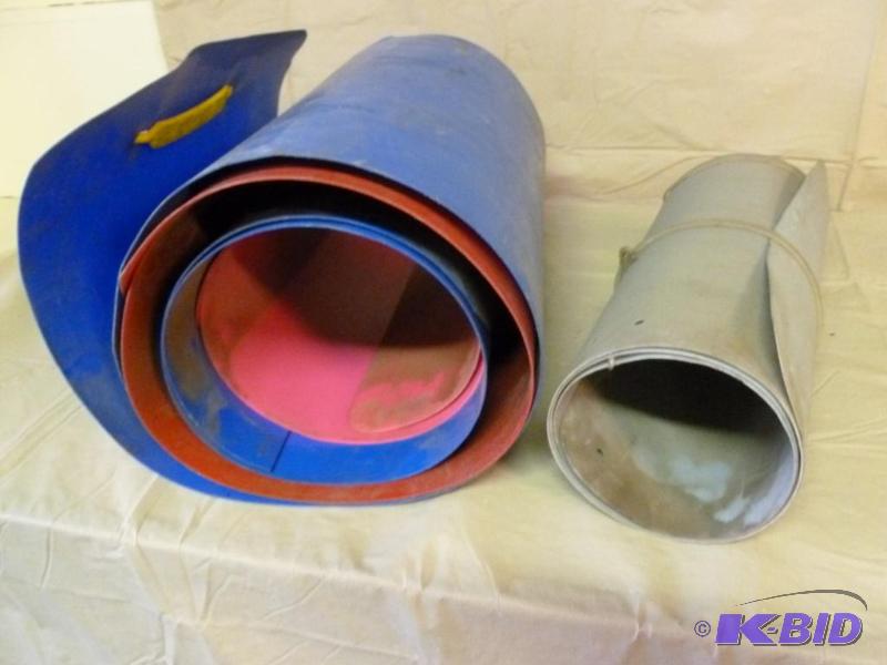lot 223 image: Lot of several roll up plastic sheet kids sno...