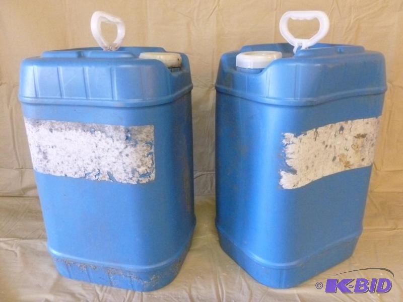 lot 47 image: Lot of two 5 gallon liquid storage containers...
