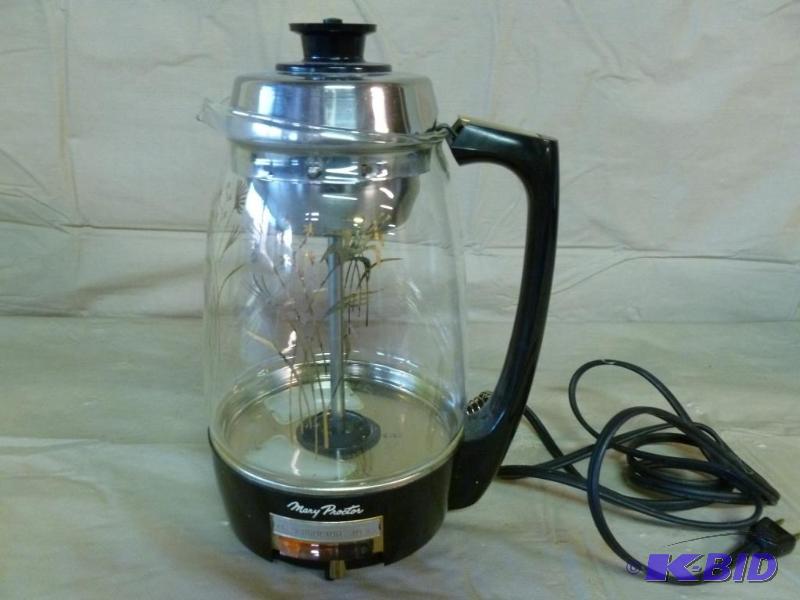 lot 72 image: Vintage Proctor Silex - Mary Proctor 10 cup g...