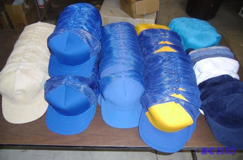 lot 20002 image: 150 New Baseball Caps - Blank No imprinting