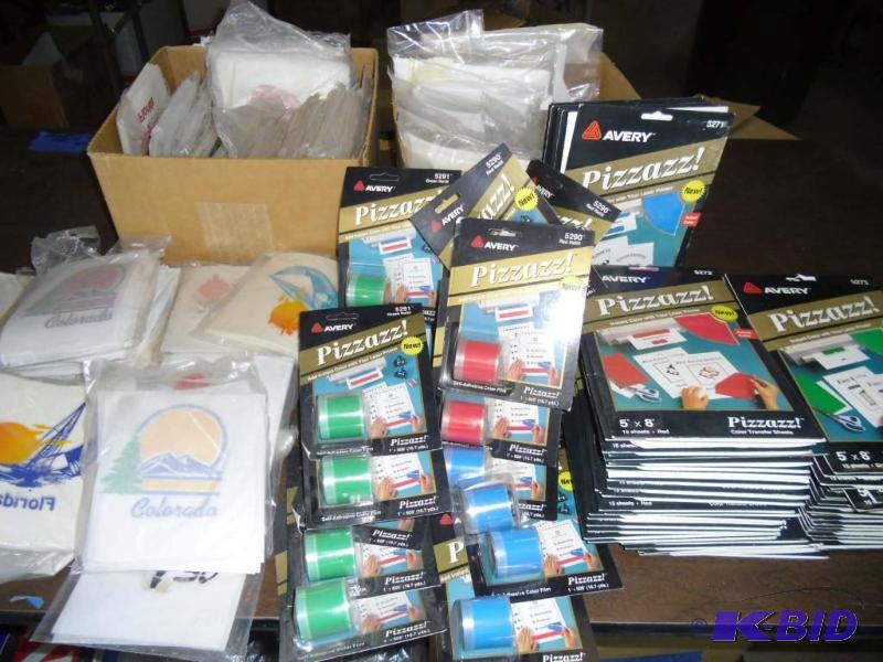 lot 20009 image: Pizzazz Avery Color Transfer Sheets & Transfer Decals Colorado Florida Cripple Creek