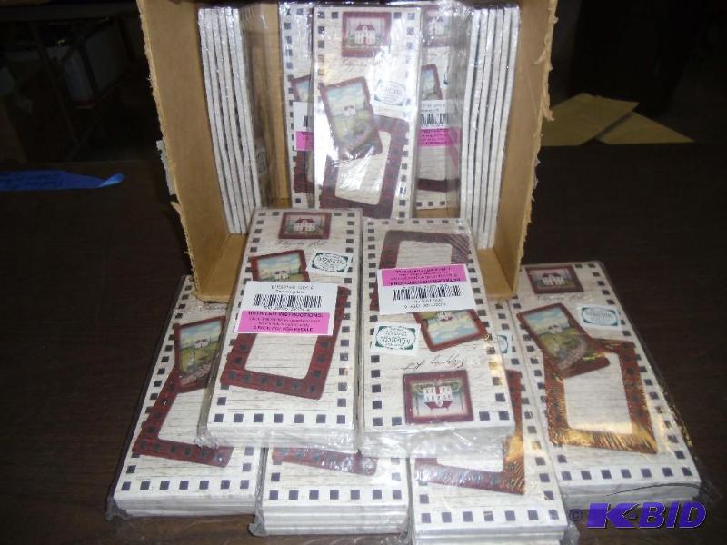 lot 20012 image: Inventory of 66 Pads of magnetic Shopping Lists for the Refrigerator