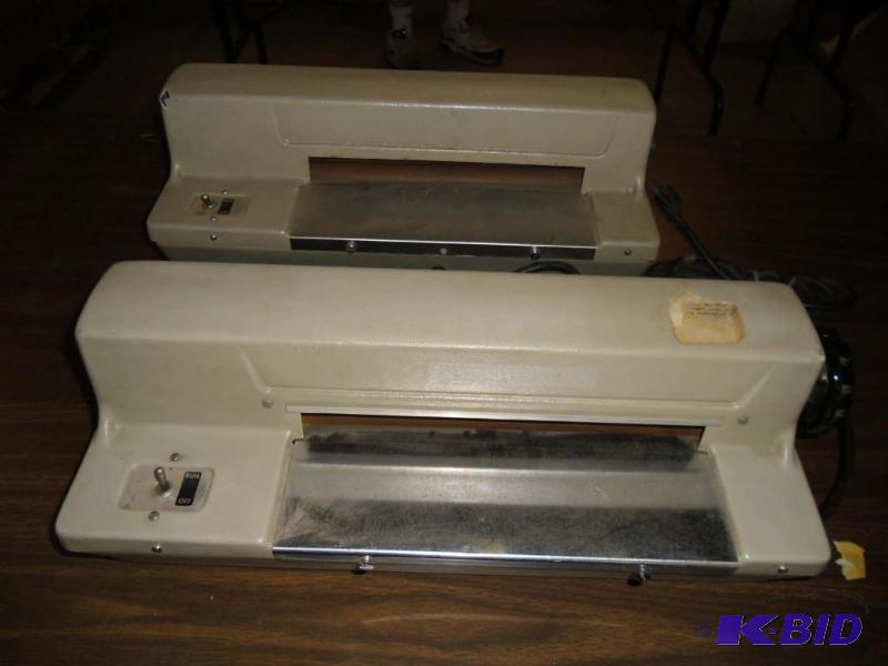 lot 20023 image: 2 Laminex Laminating Heat Seal Machines
