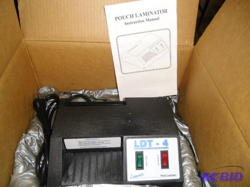 lot 20028 image: Laminex Pouch Laminator LDT-4 New in Box Lot #2