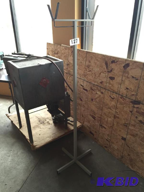 lot 127 image: Coat  hat rack....