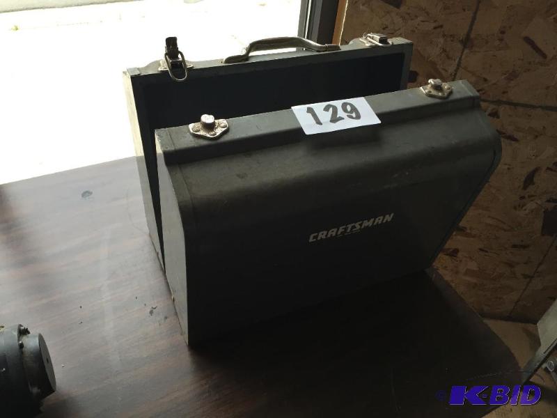 lot 129 image: Craftsman circular saw tool box....