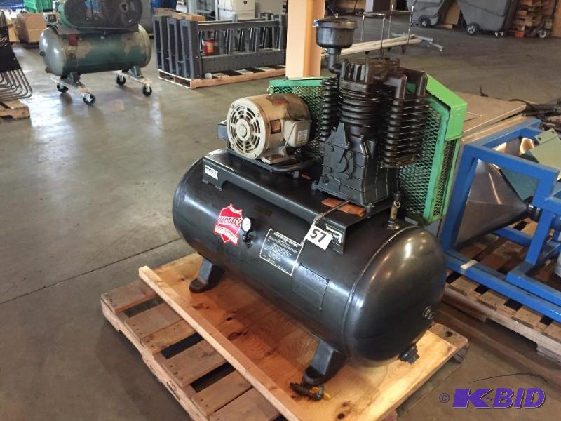 lot 157 image: Modeco air compressor....