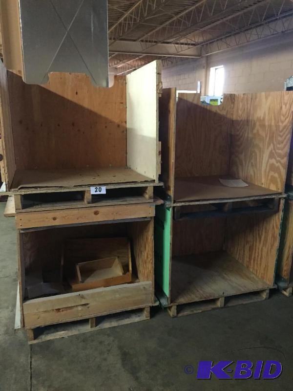 lot 20 image: 4 pallet boxes....