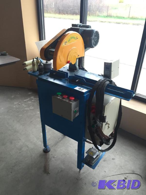 lot 42 image: Industrial tubing cutter with feeder spool st...