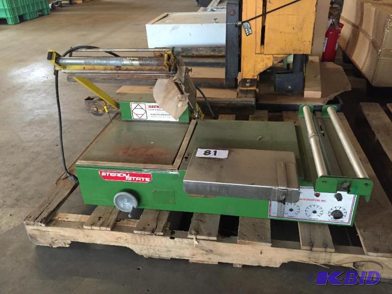 lot 81 image: Sergeant L Bar sealer...