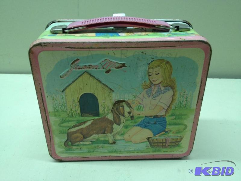 lot 113 image: Junior Miss&nbspVintage Kids Lunchbox with T...