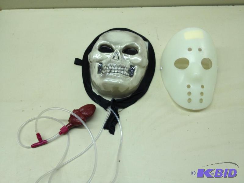 lot 128 image: Halloween Masks ...