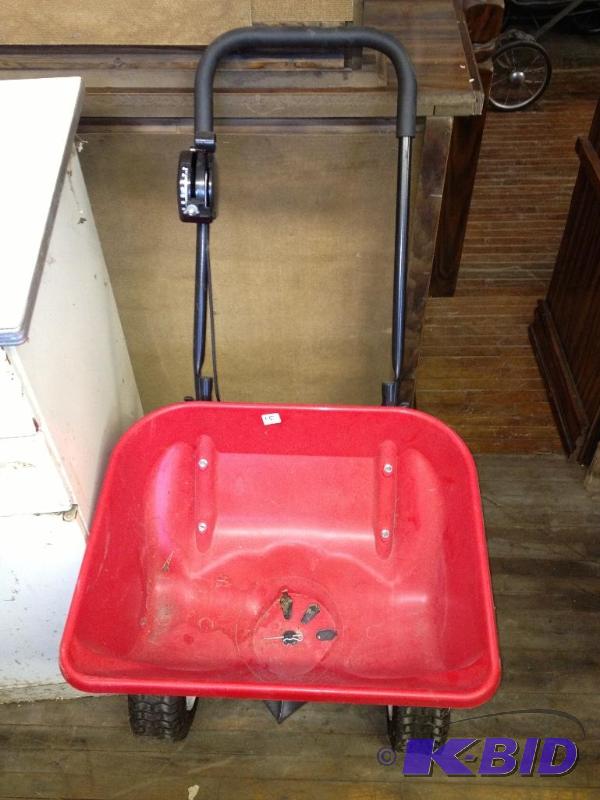 lot 15 image: Fertilizer Spreader  Newer, works well ...